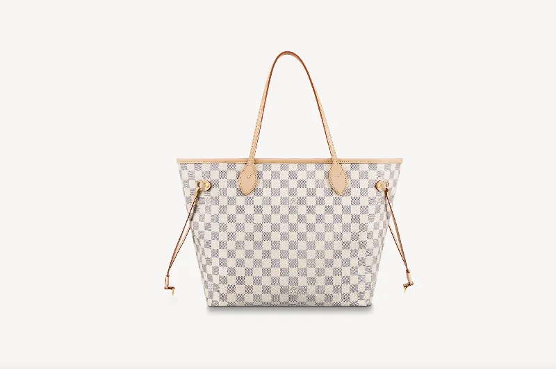 LOUIS VUITTON DAMIER AZUR NEVERFULL MM TOTE BAG