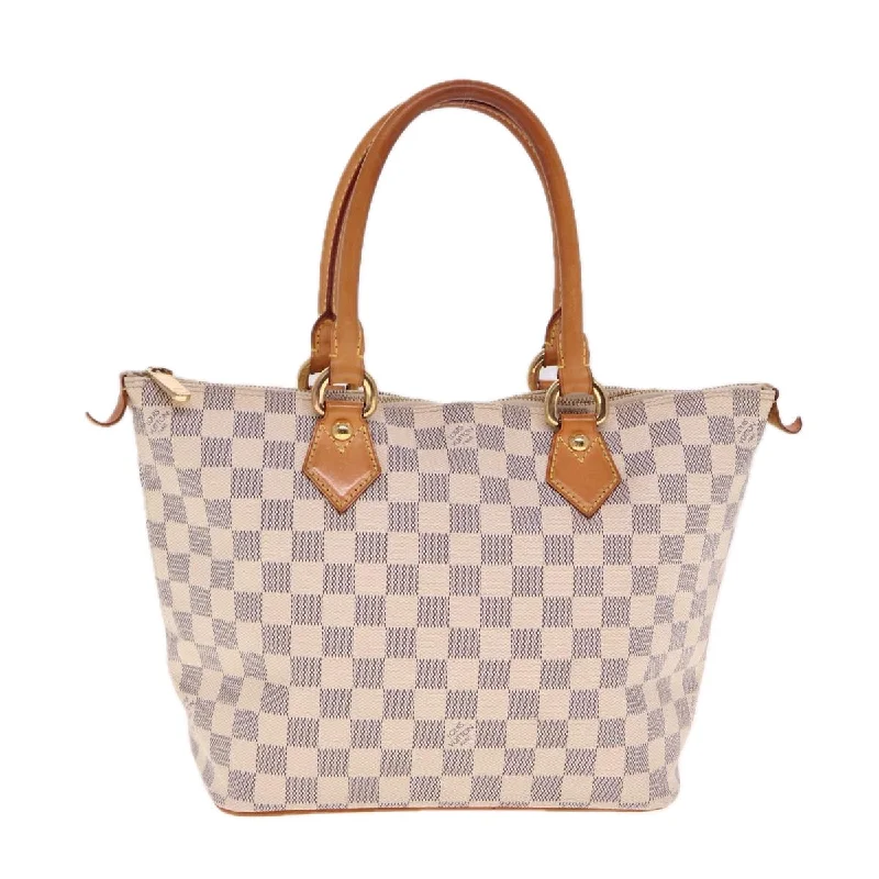 LOUIS VUITTON Damier Azur Saleya PM Tote Bag N51186 LV Auth bs15181