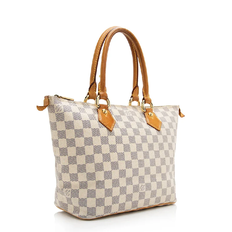 Louis Vuitton Damier Azur Saleya PM Tote (SHF-21382)