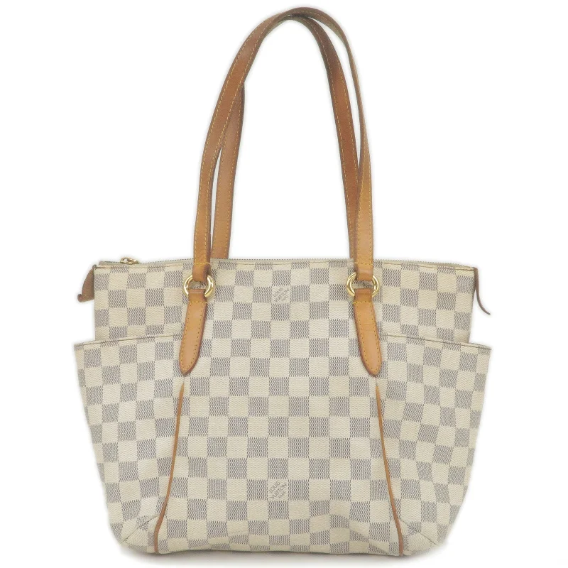 Louis Vuitton Damier Azur Totally PM Tote Bag Hand Bag N41280