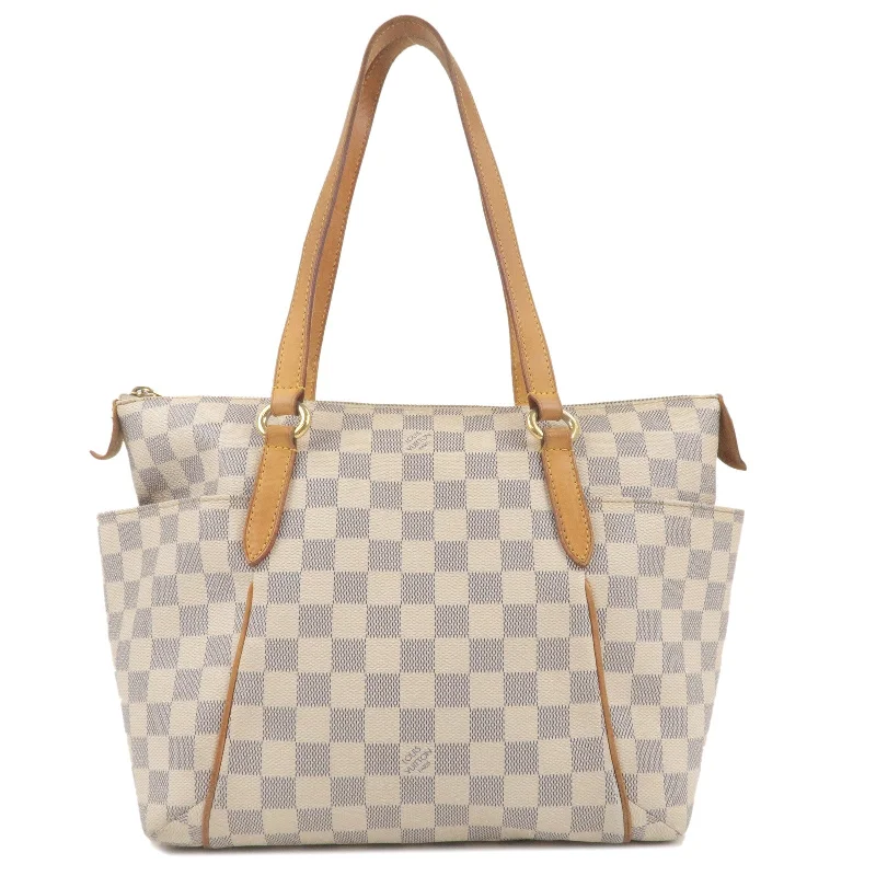 Louis Vuitton Damier Azur Totally PM Tote Bag Ivory N51261