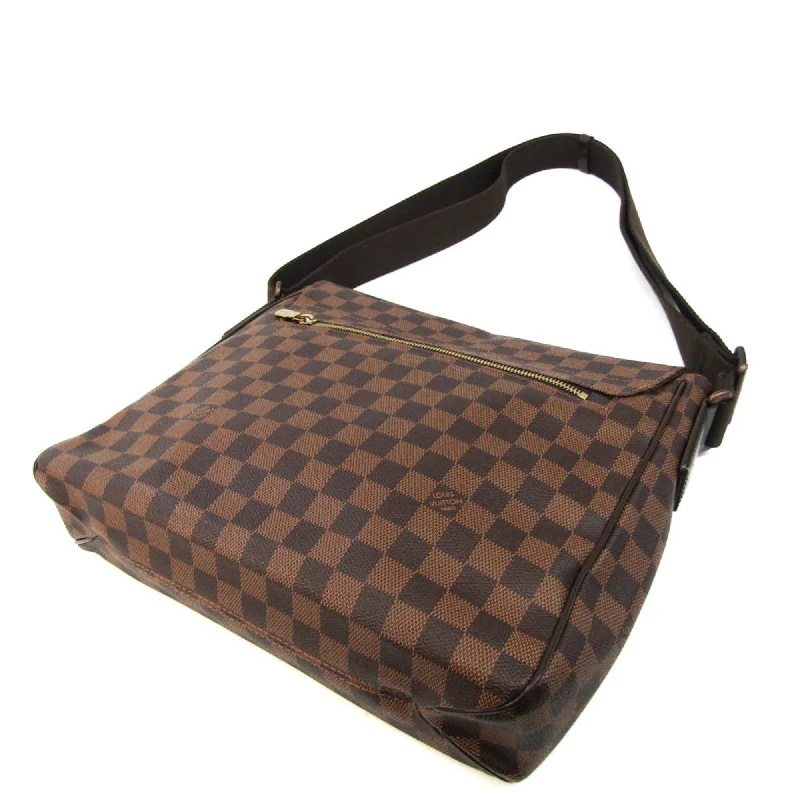 LOUIS VUITTON Damier District MM N41212 Men,Women Shoulder Bag Ebene