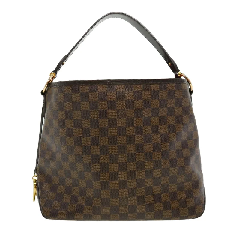 LOUIS VUITTON Damier Ebene Delightful PM Shoulder Bag N41459 LV Auth 30487