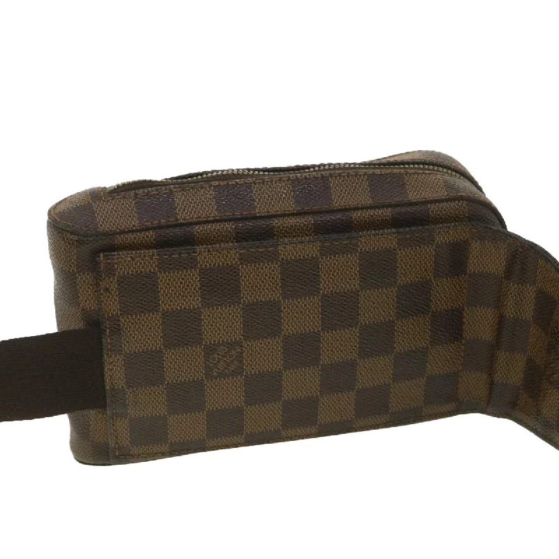 LOUIS VUITTON Damier Ebene Geronimos Shoulder Bag N51994 LV Auth 38512