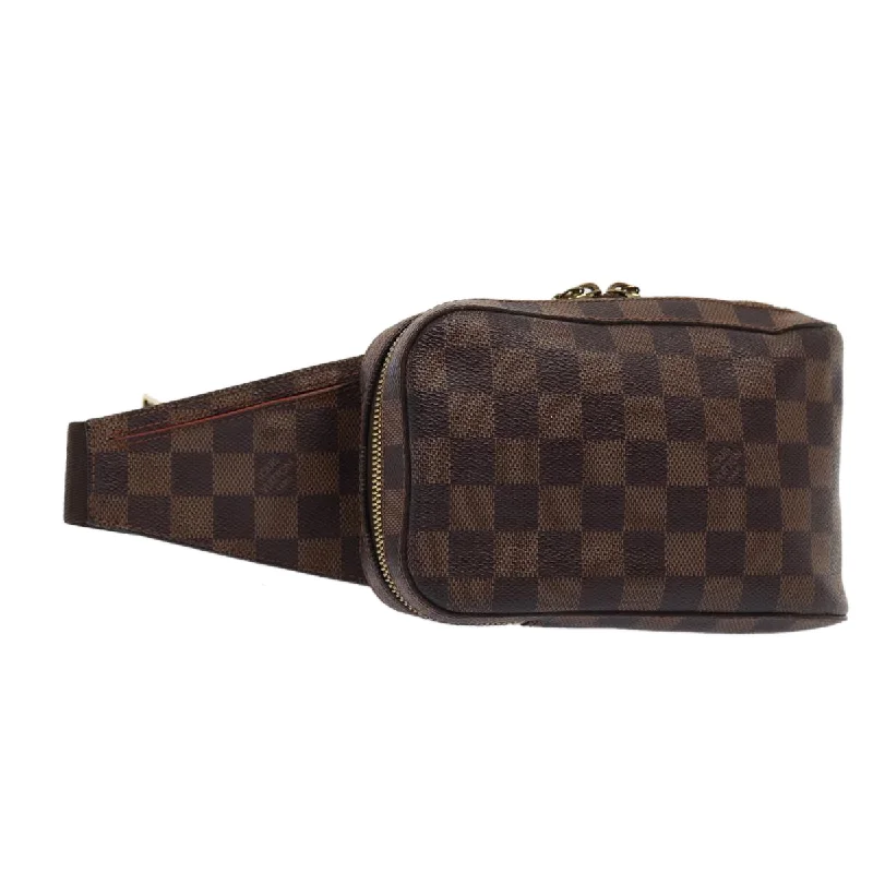 LOUIS VUITTON Damier Ebene Geronimos Shoulder Bag Vintage N51994 LV Auth ar12472