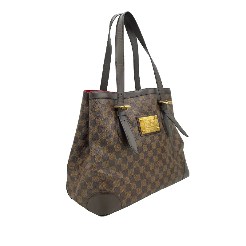 LOUIS VUITTON Damier Ebene Hampstead MM Tote Bag