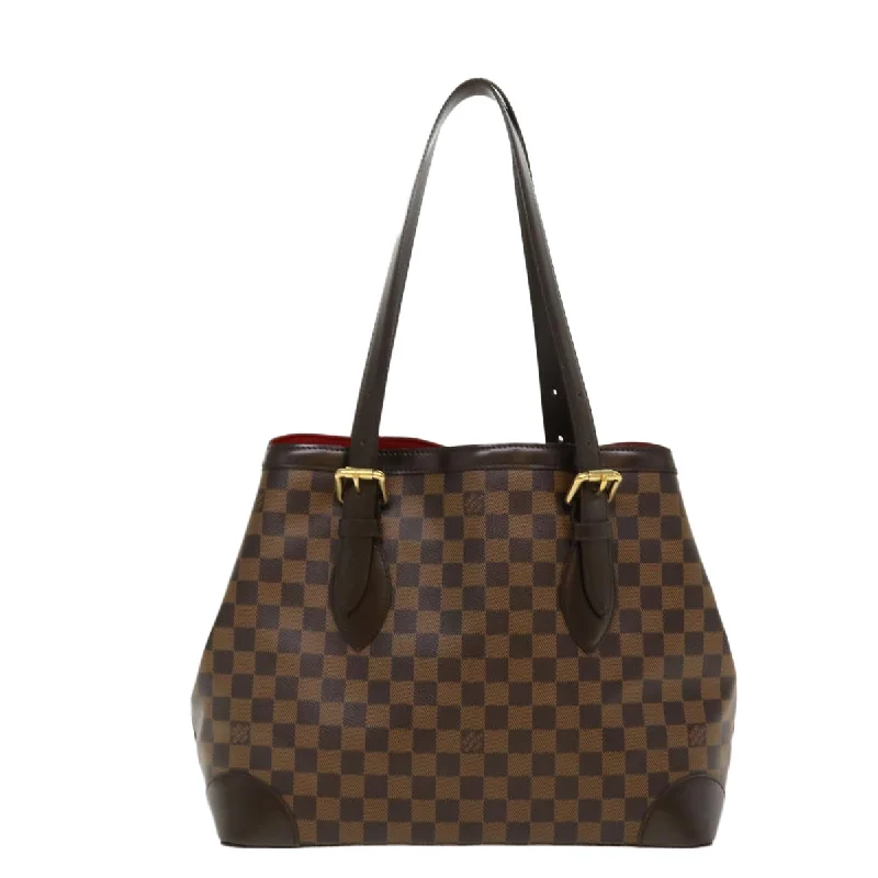 LOUIS VUITTON Damier Ebene Hampstead MM Tote Bag N51204 LV Auth 38068A