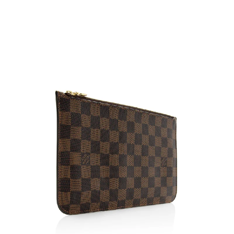 Louis Vuitton Damier Ebene Neverfull GM Pochette (SHF-21846)