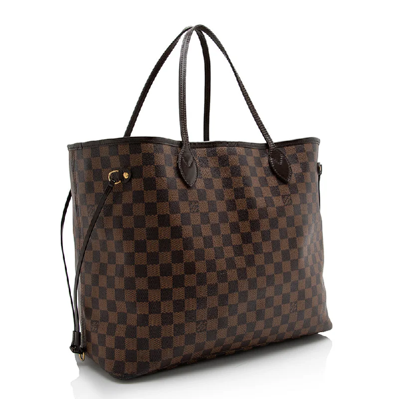 Louis Vuitton Damier Ebene Neverfull GM Tote (SHF-21916)