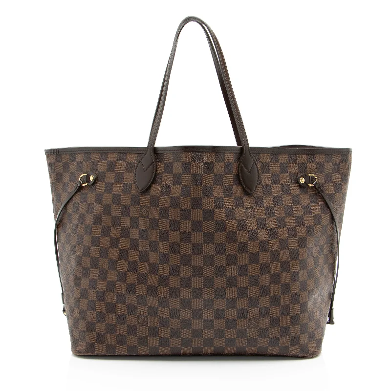 Louis Vuitton Damier Ebene Neverfull GM Tote (SHF-8lHDXz)