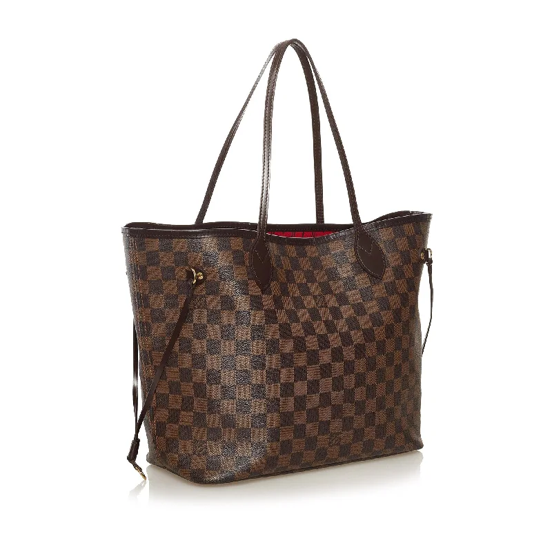 Louis Vuitton Damier Ebene Neverfull MM (SHG-36763)