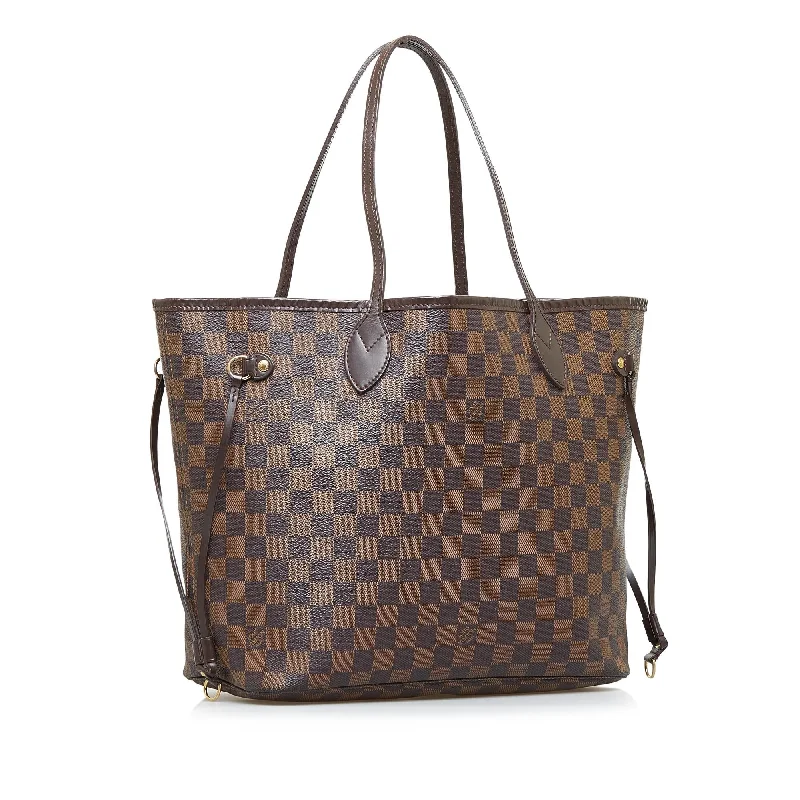 Louis Vuitton Damier Ebene Neverfull MM (SHG-wzMcJo)