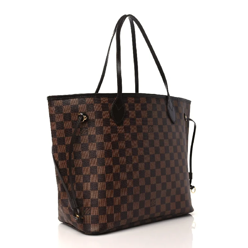 LOUIS VUITTON DAMIER EBENE NEVERFULL MM TOTE BAG