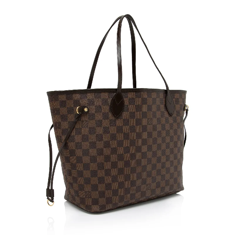 Louis Vuitton Damier Ebene Neverfull MM Tote (SHF-jASFZJ)