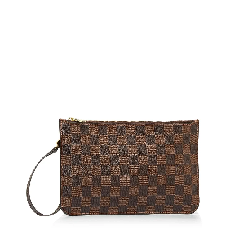 Louis Vuitton Damier Ebene Neverfull Pochette (SHG-1SOOP1)