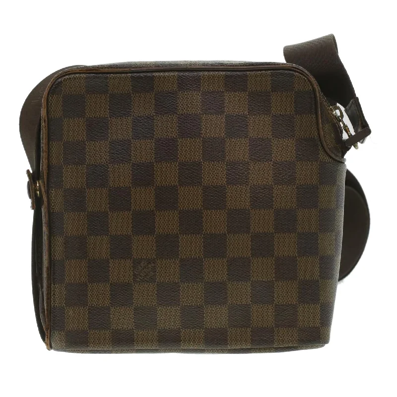 LOUIS VUITTON Damier Ebene Olaf PM Shoulder Bag N41442 LV Auth ar8979