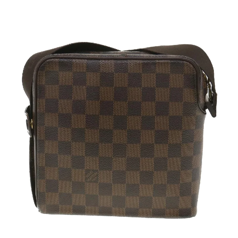 LOUIS VUITTON Damier Ebene Olaf PM Shoulder Bag N41442 LV Auth bs4461