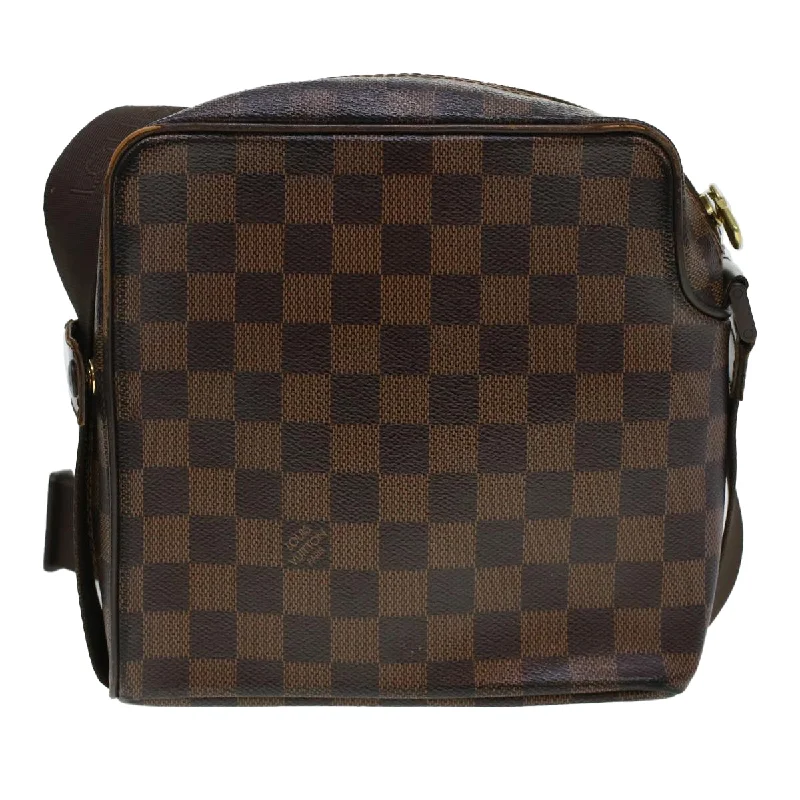 LOUIS VUITTON Damier Ebene Olaf PM Shoulder Bag N41442 LV Auth bs5247