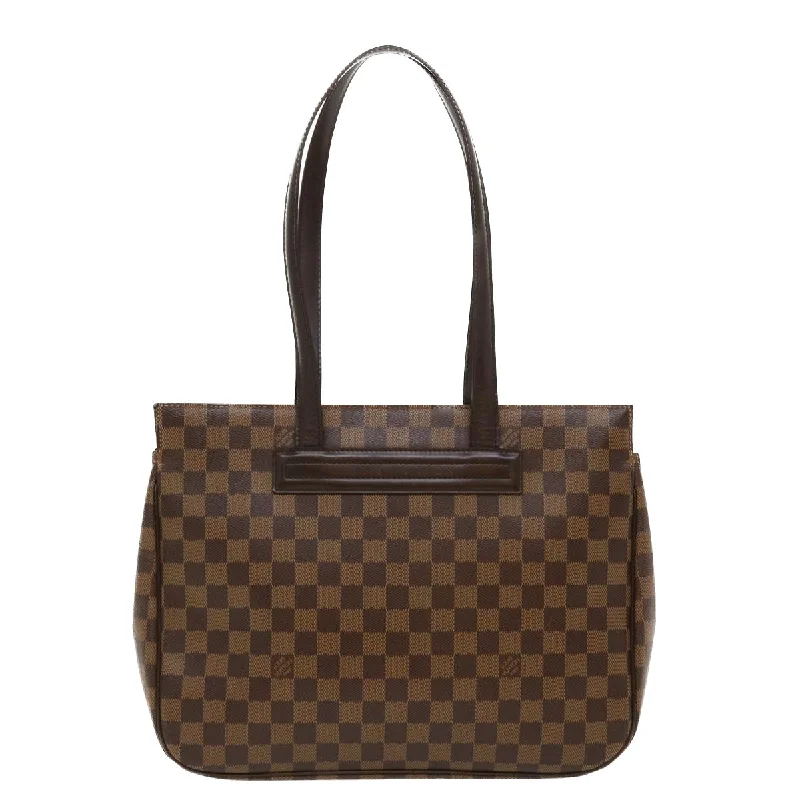 LOUIS VUITTON Damier Ebene Parioli PM Tote Bag N51123 LV Auth bs4464