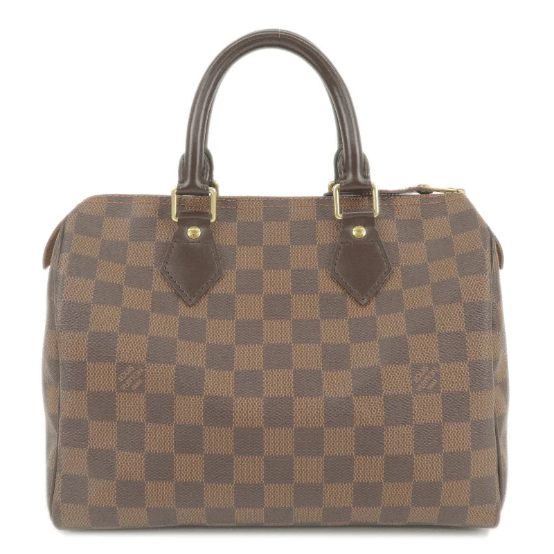 Louis Vuitton Damier Ebene Speedy 25 Hand Bag Boston Bag N41532