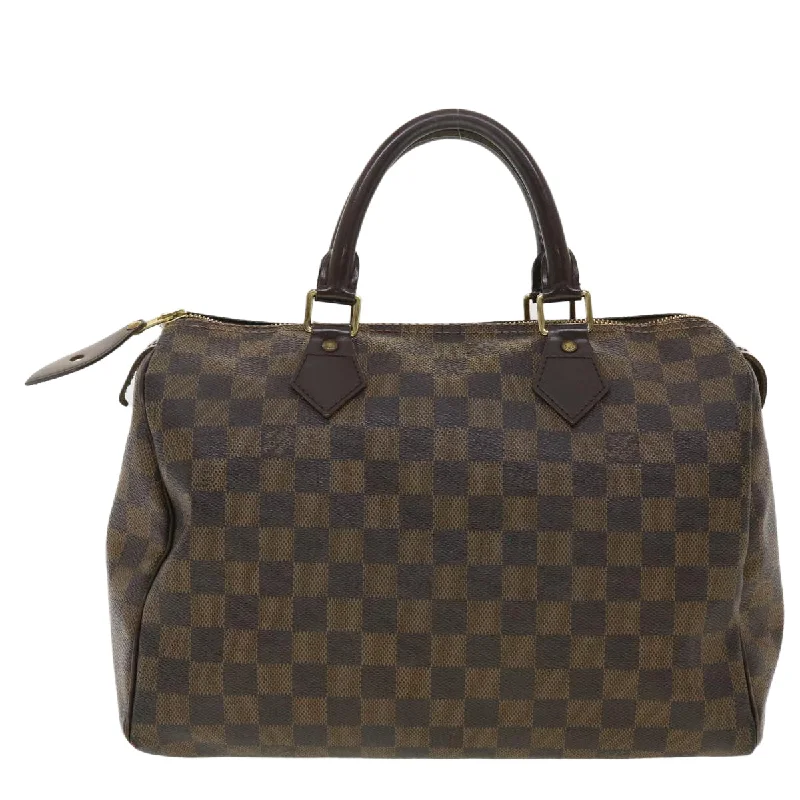 LOUIS VUITTON Damier Ebene Speedy 30 Hand Bag N41364 LV Auth 40439