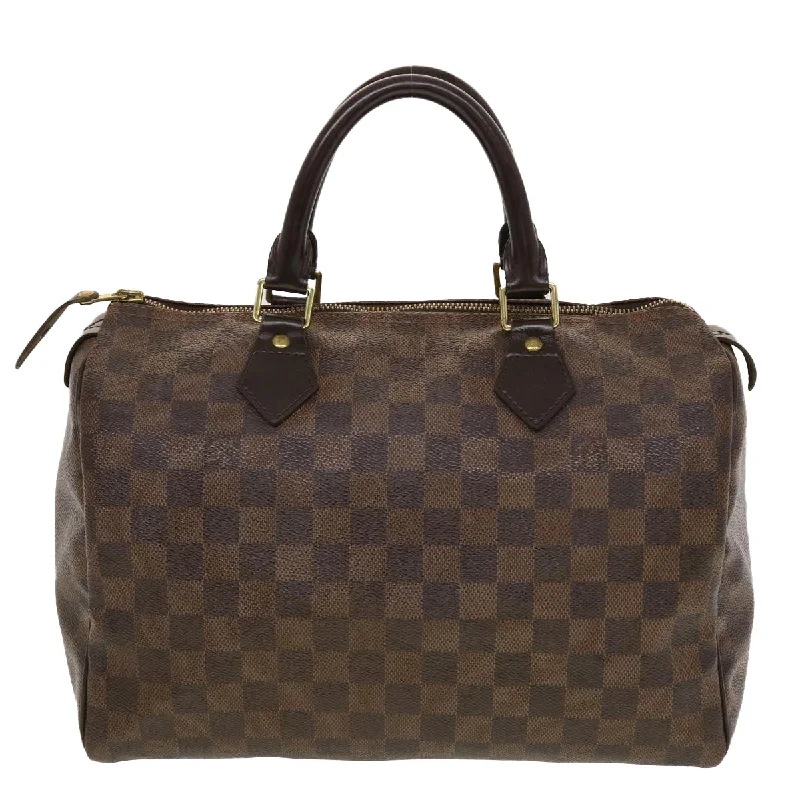 LOUIS VUITTON Damier Ebene Speedy 30 Hand Bag N41364 LV Auth 42624