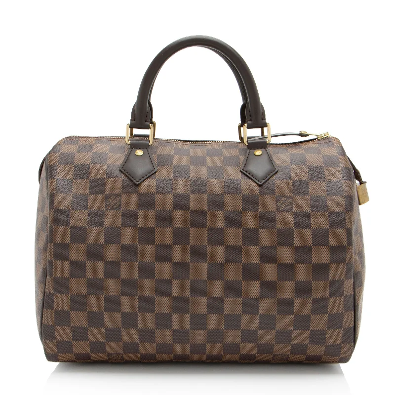 Louis Vuitton Damier Ebene Speedy 30 Satchel (SHF-0Pl8dB)