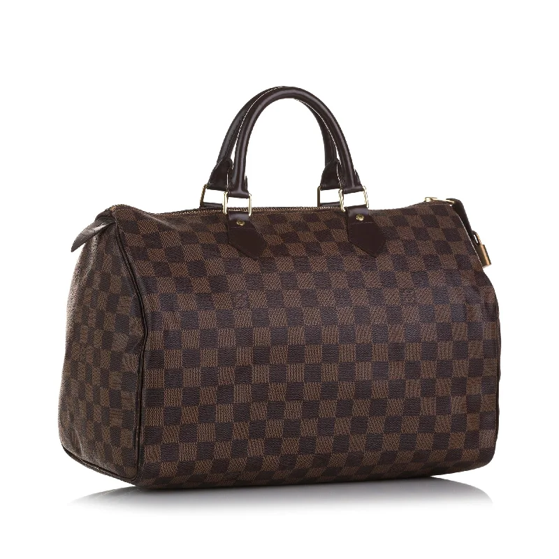 Louis Vuitton Damier Ebene Speedy 30 (SHG-37521)