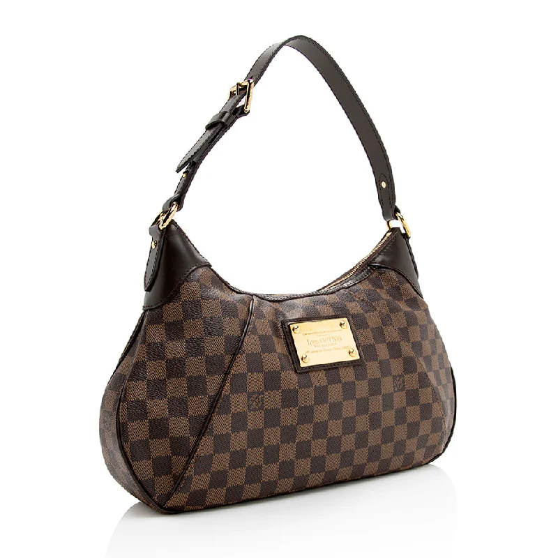 Louis Vuitton Damier Ebene Thames GM Shoulder Bag (SHF-21020)