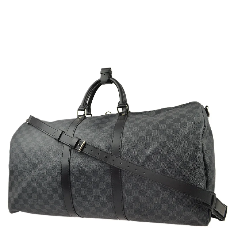 Louis Vuitton Damier Graphite Keepall Bandouliere 55 Bag M41413