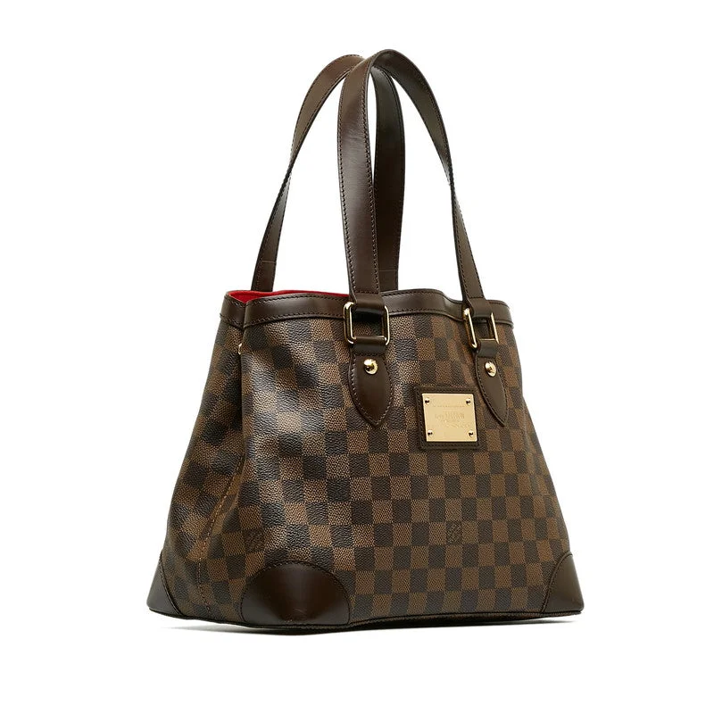 Louis Vuitton Damiere Hamsteed PM Tote Bag N51205 Brown PVC Leather Ladies Louis Vuitton