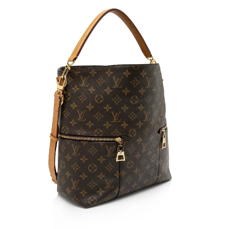 Louis Vuitton Monogram Canvas Melie Shoulder Bag (SHF-ODKS47)