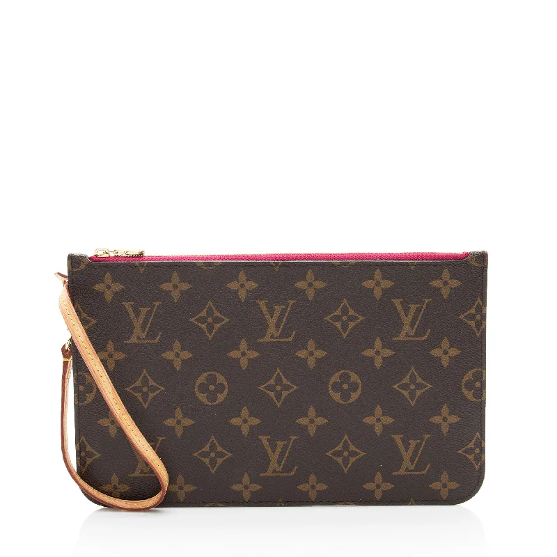 Louis Vuitton Monogram Canvas Neverfull MM Pochette (SHF-arTCQs)