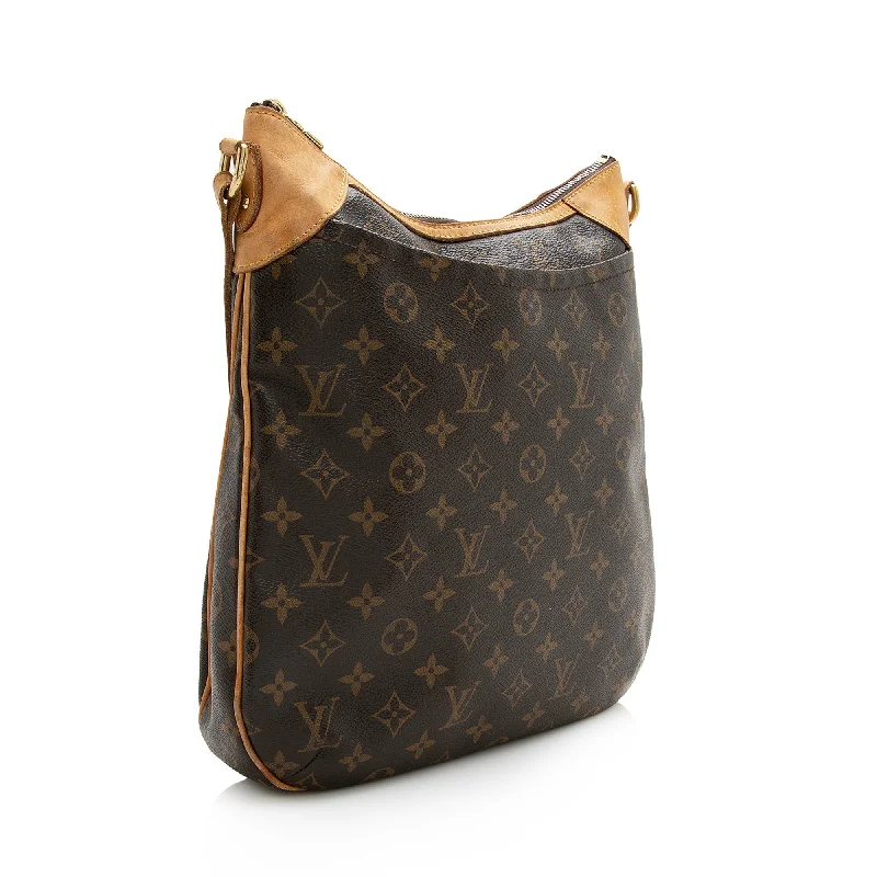 Louis Vuitton Monogram Canvas Odeon MM Shoulder Bag (SHF-22493)