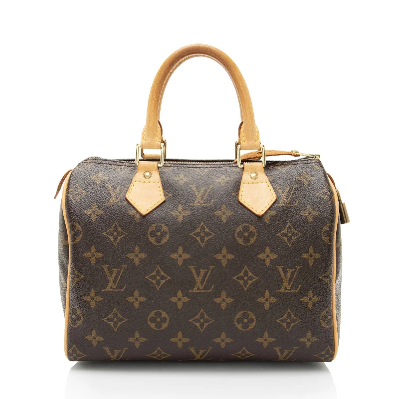 Louis Vuitton Monogram Canvas Speedy 25 Satchel (SHF-jH59Wo)