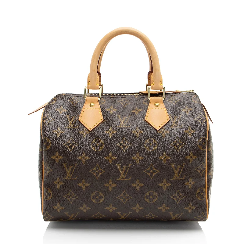 Louis Vuitton Monogram Canvas Speedy 25 Satchel (SHF-zlhtW7)