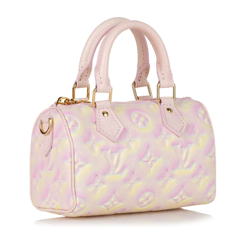 Louis Vuitton Monogram Empreinte Summer Stardust Nano Speedy (SHG-ypz2SU)