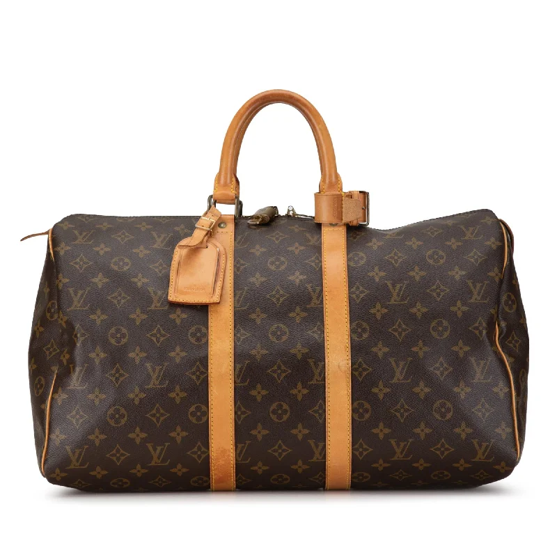 Louis Vuitton Monogram Keepall 45 (SHG-EDHOSD)