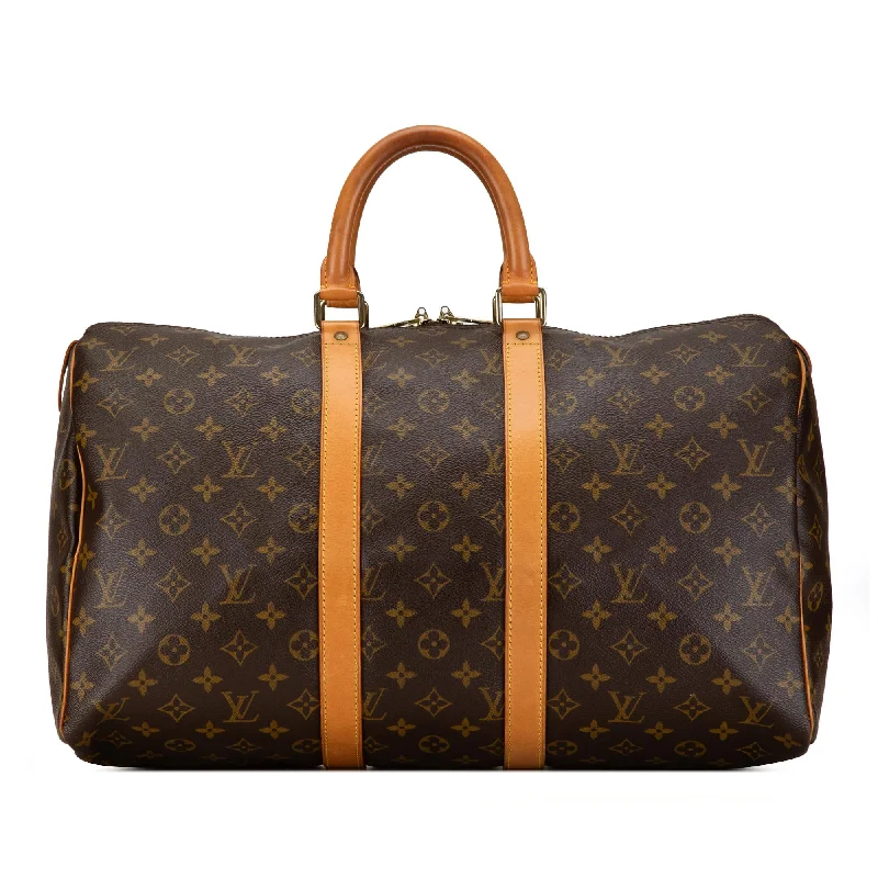 Louis Vuitton Monogram Keepall 45 (SHG-SClpM1)