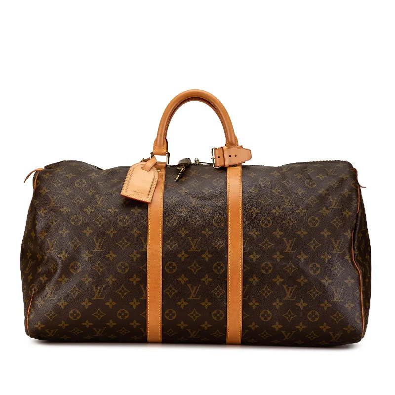 Louis Vuitton Monogram Keepall 55 (SHG-JLAxzt)