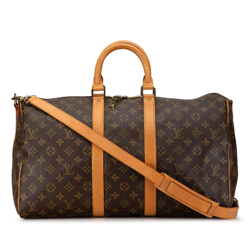 Louis Vuitton Monogram Keepall Bandouliere 45 (SHG-Y147Sl)