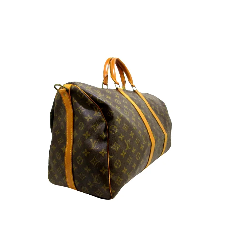 Louis Vuitton Monogram Keepall Bandouliere 50 (SHG-36473)