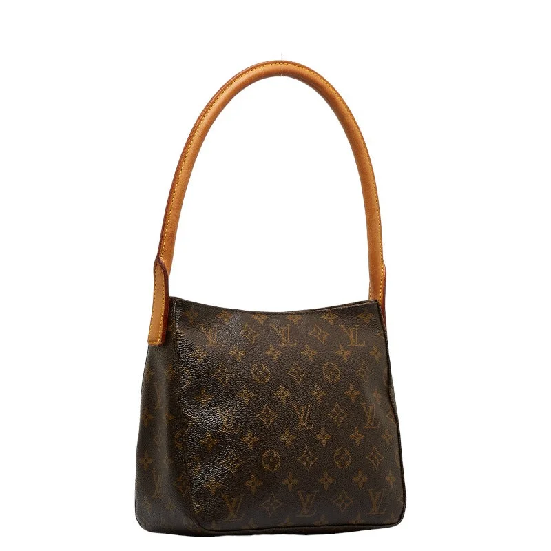 Louis Vuitton Monogram M51146 Shoulder Bag PVC/Leather Brown