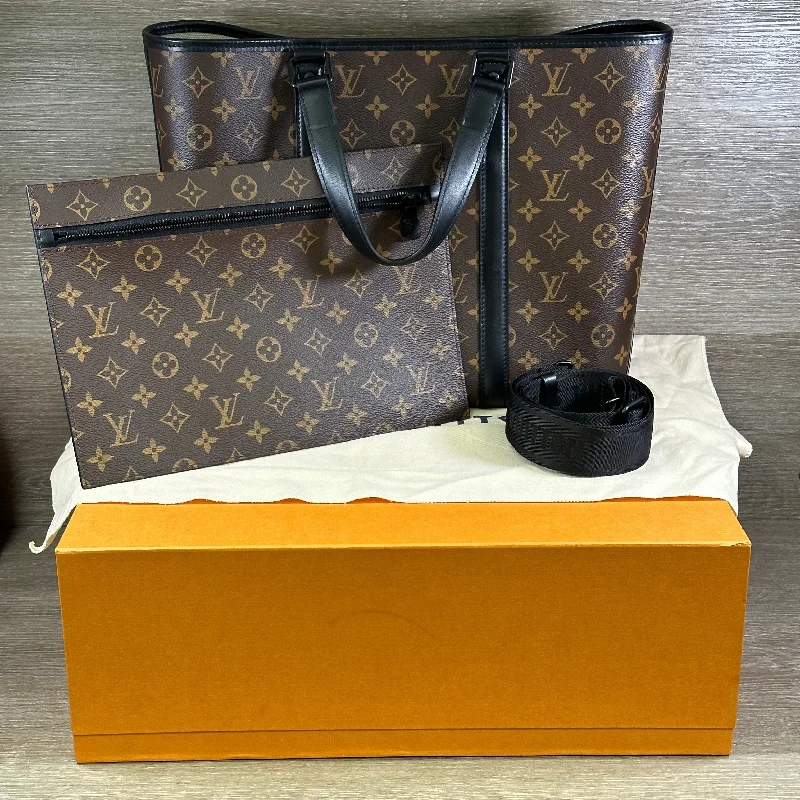 Louis Vuitton Monogram Macassar Weekend Tote PM