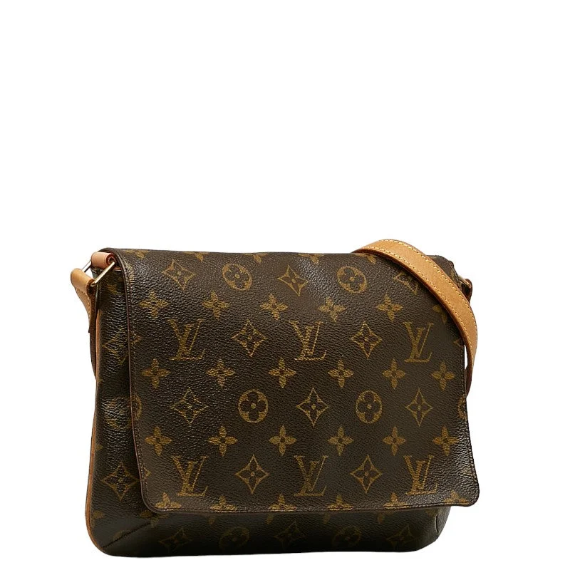 Louis Vuitton Monogram Muset Tango Long Shoulder Bag M51388 Brown PVC Leather  Louis Vuitton