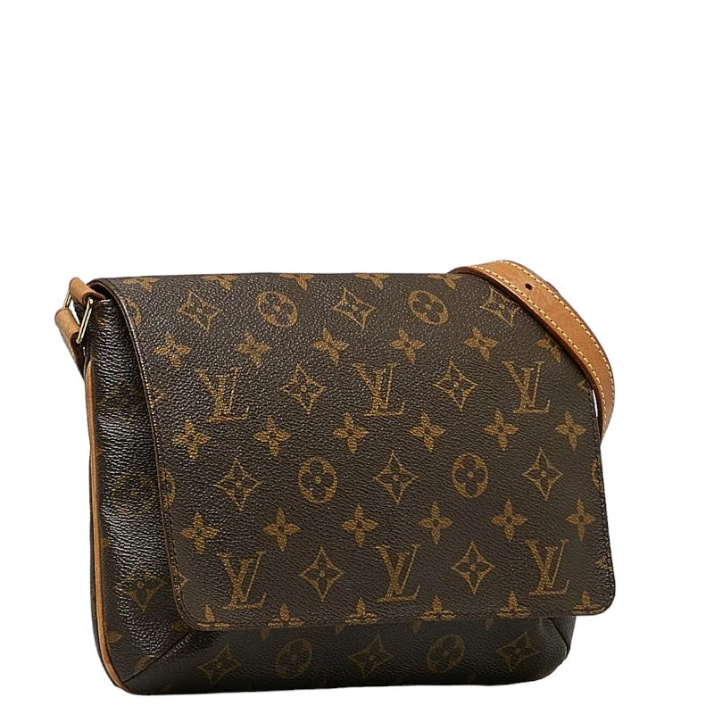 Louis Vuitton Monogram Muset Tango Short Shoulder Bag M51257 Brown PVC Leather  Louis Vuitton