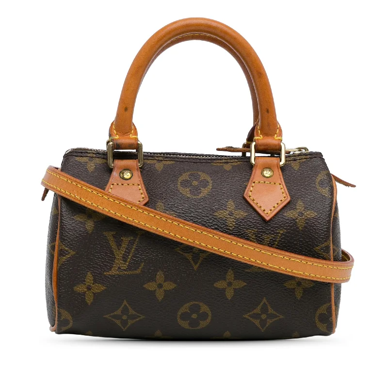 Louis Vuitton Monogram Nano Speedy Bandouliere (SHG-4W8Een)