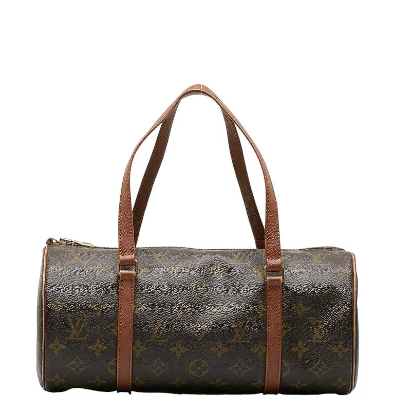 Louis Vuitton Monogram Papillon 30 Shoulder Bag M51365 Brown PVC Leather  Louis Vuitton