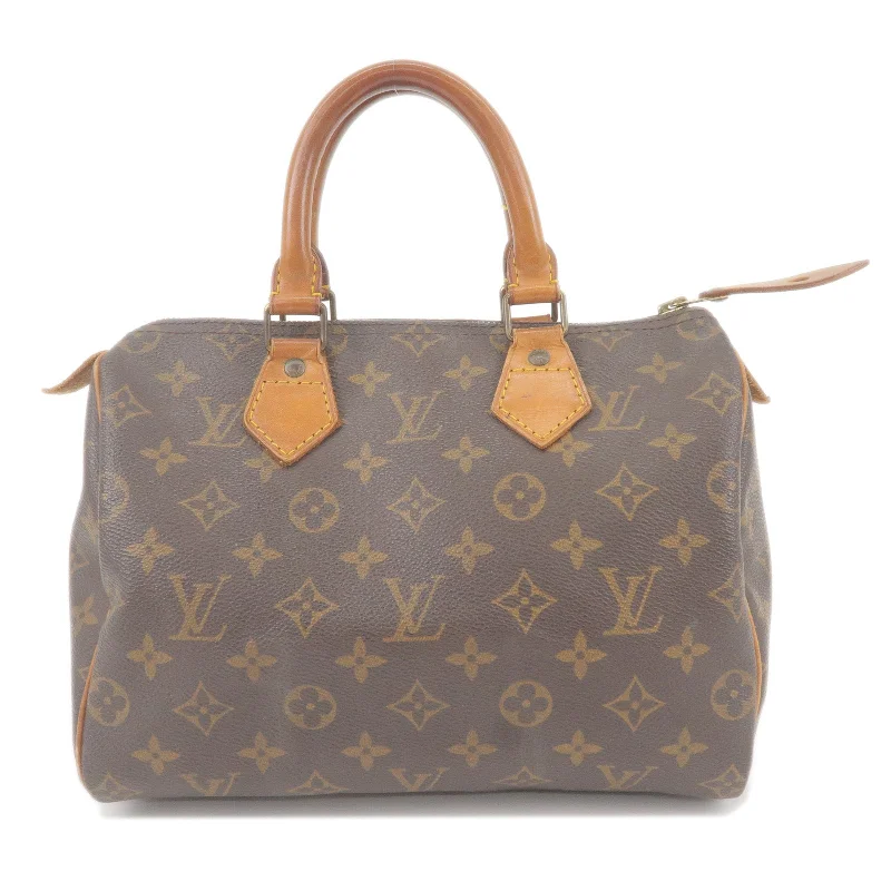 Louis Vuitton Monogram Speedy 25 Hand Bag Boston Bag M41528