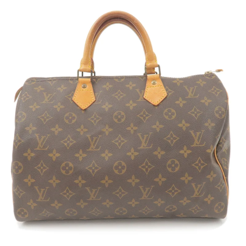 Louis Vuitton Monogram Speedy 35 Hand Bag Boston Bag M41524